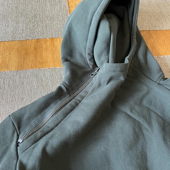 G-STAR HEAVY HOOD WITH ZIPPER ON SHOULDER (olive) - Picture 3 of 7